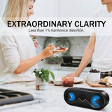 HiFi Bluetooth 4.1 LED Speaker Strong Bass Support SD Card Outdoor Portable Subwoofer Music Player