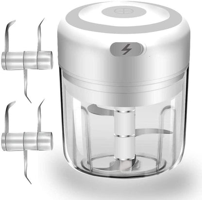 2021 New Upgrade Smart Electric Mini Food Garlic Vegetable Chopper Meat Grinder Crusher Press for Nut Fruit Rechargeable Onion Multi-function Processor Kitchen Accessories Tools [<lun>]