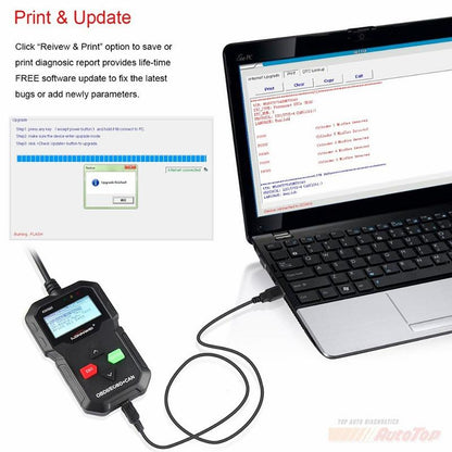 Car Diagnostics Auto Scanner, Car inspection engine light diagnostic tool for all OBDII agreement cars [<lun>]