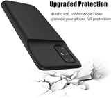 Battery Case for Samsung Galaxy S20 Ultra/S20+/S20/Note10 Plus/Note10/S10 Plus/Note9/Note8/S9 Plus/S8 Plus/S7 edge , Portable Charging Case Rechargeable External Battery Pack Extended Battery Protective Charger Case