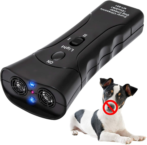 2020 Handheld Dog Repellent, Ultrasonic Infrared Dog Deterrent, Bark Stopper + Good Behavior Dog Training