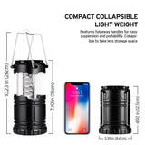 LED Camping Lantern Portable Flashlight - Survival Kit for Emergency, Hurricane, Power Outage