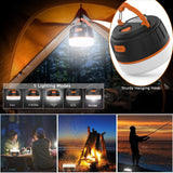 (4-Pack) Camping Lights, LED Tent Light with Power Bank 5200mAh, USB Camping Lantern Rechargeable Ultra Bright LED Emergency Camping Light for Tents