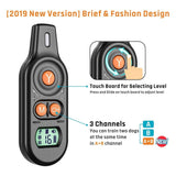 Dog Training Collar, (1 Or 2 Pack) 2019 Updated 3 Channels Shock Collar for Dogs with 2600ft Remote, Beep Vibration Shock 3 Modes Fully Waterproof Dog Shock Collar for Small/Medium/Large Dogs