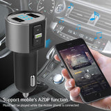 Car Hands Free Bluetooth MP3 Player FM Transmitter Dual USB Charger [&lt;lun&gt;]