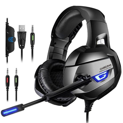 Stereo Gaming Headset for PS4, Xbox One, PC, Enhanced 7.1 Surround Sound, Updated Noise Cancelling Mic Headphones, Soft Breathing Earmuffs, Mute &amp; Volume Control for Nintendo Switch Laptop