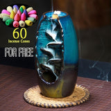 Alice Incense Burner, Ceramic Backflow Incense Holder,Handmade gifts,Home Decor Aromatherapy Ornament [&lt;lun&gt;]