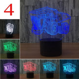 3D Lamp LED Table Switch Touch Remote Night Light Man Boys Birthday Decor Gifts