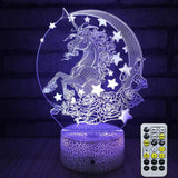 Colorful 3D Light Touch Switch LED Lights Fade Visual Illusion Lamps Table Lamps