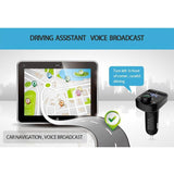 Multifunctional Car Kit Handsfree Wireless Bluetooth FM Transmitter LCD MP3 Player USB Charger Music Player Adapter