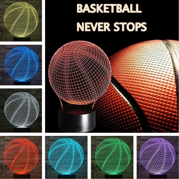 New 7 Color Changing Night Lamp 3D Atmosphere Bulbing Light 3D Visual Illusion LED Lamp for Kids Toy Christmas Birthday Gifts