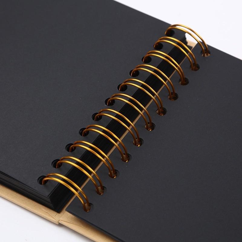 2021 New Photo Album Scrapbook for Photoalbum Craft Paper DIY Scrapbooking Wedding Photo Album Brown &amp; Black [<lun>]