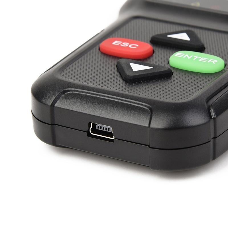 EOBD Functions Car Scan Tool Vehicle Engine Fault Scanners With Extra BAT Check, O2 Sensor, On-board Monitoring Test [<lun>]