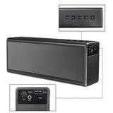 Metal Bluetooth Speaker,Wireless Dual Stereo Super Bass Speaker Portable Handfree Subwoofer Support Handfree TF AUX