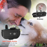 Shock Collar for Dogs Dog Training Collar Rechargeable Waterproof 500ft Control Dog Shock Collar with Remote,Beep Vibration Shock for Small Medium Large Dogs