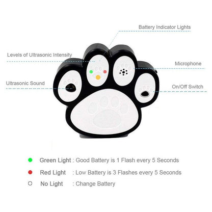 2021 Ultrasonic anti barking device by MyDealsJar -handheld silencer tool/ training gadget/ bark control deterrent /stop dog bark machine outdoor and indoor /anti bark box Repeller for large &amp; small dogs [<lun>]