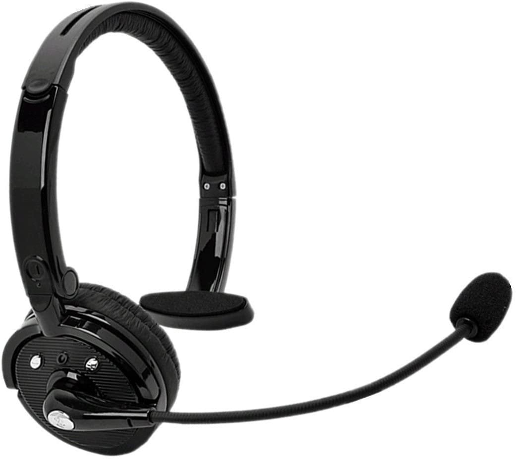 Stylish Wireless Bluetooth V2.1 Bluetooth Headphones with Microphone Headset Boom Mic Bluetooth Noise-canceling Headphone for Trucker Drivers