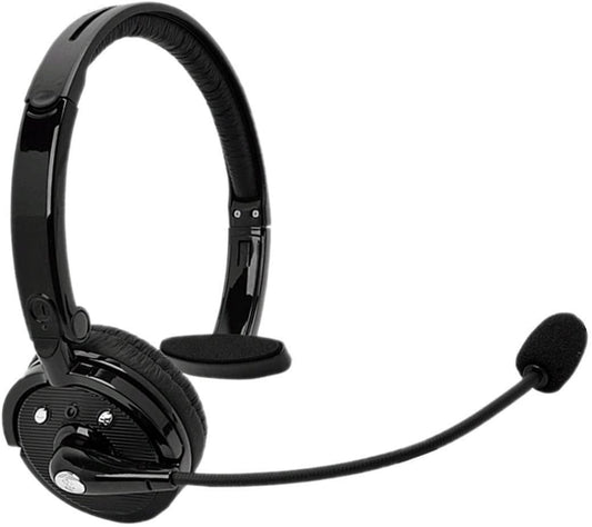 Stylish Wireless Bluetooth V2.1 Bluetooth Headphones with Microphone Headset Boom Mic Bluetooth Noise-canceling Headphone for Trucker Drivers